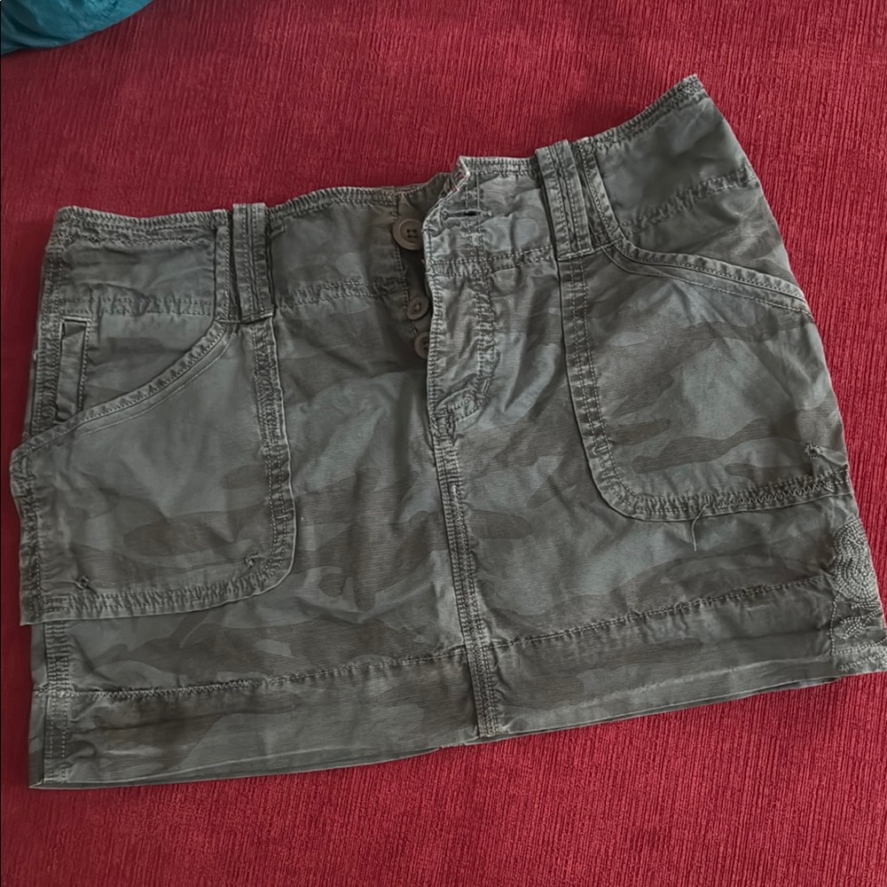 Camouflage Mini Skirt